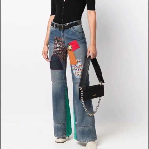 Victoria Beckham Patchwork Pants